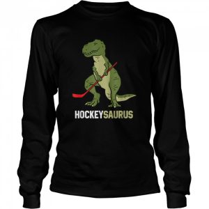 Niedlicher Dinosaurier Eishockey Dinosaurier Hockeysaurus Shirt 3