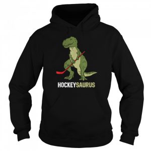 Niedlicher Dinosaurier Eishockey Dinosaurier Hockeysaurus Shirt 5