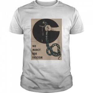 No Mercy For Fascism Snake Shirt 1