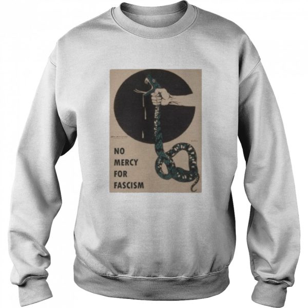 No Mercy For Fascism Snake Shirt