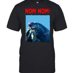 Nom nom king shark shirt