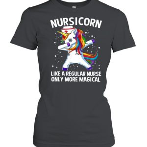 Nursicorn Unicorn Dabbing Like A Regular Nurse Only More Magical shirt 2