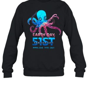 Octopus With Earth Day 51st Anniversary April 22nd 1970 2021 shirt 4