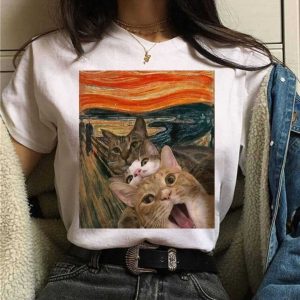 Oil Painting Female Cat T-Shirt