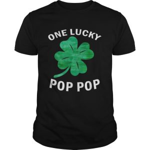 One Lucky Pop Pop Vintage St Patrick Day shirt