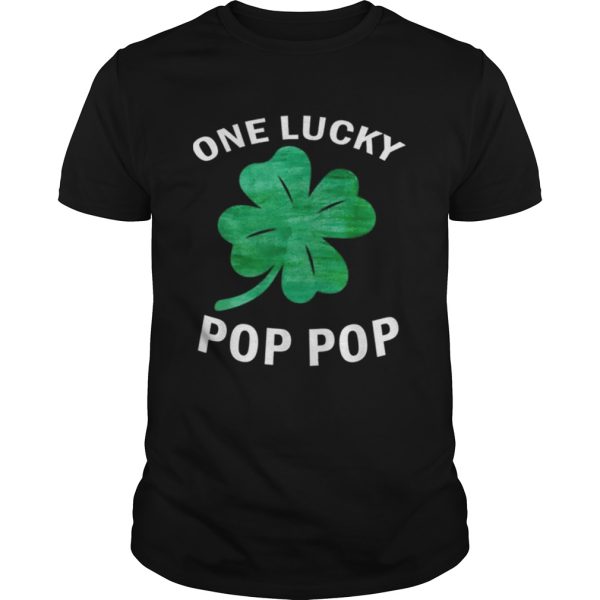 One Lucky Pop Pop Vintage St Patrick Day shirt