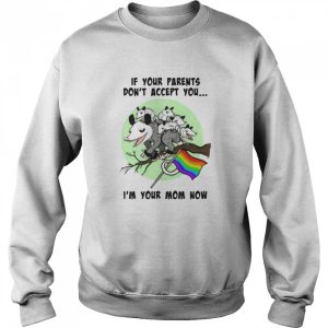 Opossum LGBT if your parents don't accept you shirt 4