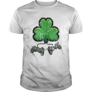 Original 8 Bit Clover Gaming St Patricks Day shirt