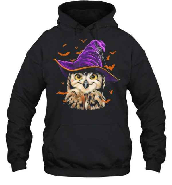 Owl Wearing Magic Halloween Hat shirt