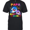 Papa Of The Baby Shark Birthday Papa Shark shirt