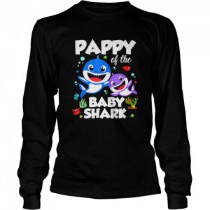 Pappy Of The Baby Shark Birthday Pappy Shark Shirt 3