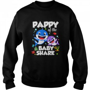 Pappy Of The Baby Shark Birthday Pappy Shark Shirt 4