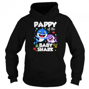 Pappy Of The Baby Shark Birthday Pappy Shark Shirt 5