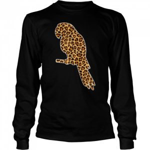 Parrot Lover Pet Animal Print Leopard For Girls Women Kids T Shirt 3