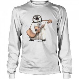 Penguin Singing Guitar Player Musician Music Guitarist Cute Shirt 3