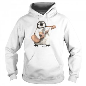 Penguin Singing Guitar Player Musician Music Guitarist Cute Shirt 5