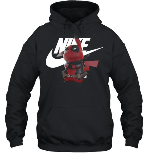 Pikachu And Deadpool Pikapool Nike shirt