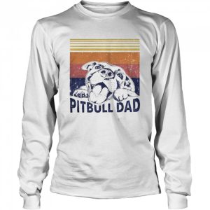 Pitbull Dad Vintage Shirt 3