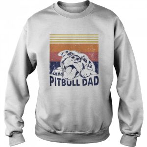 Pitbull Dad Vintage Shirt 4