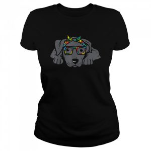 Pitbull Puzzle Bandana Glasses Autism Awareness Pitties Dog shirt 2