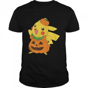 Pokemon Halloween Pikachu Pumpkin shirt 1