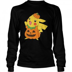 Pokemon Halloween Pikachu Pumpkin shirt 3