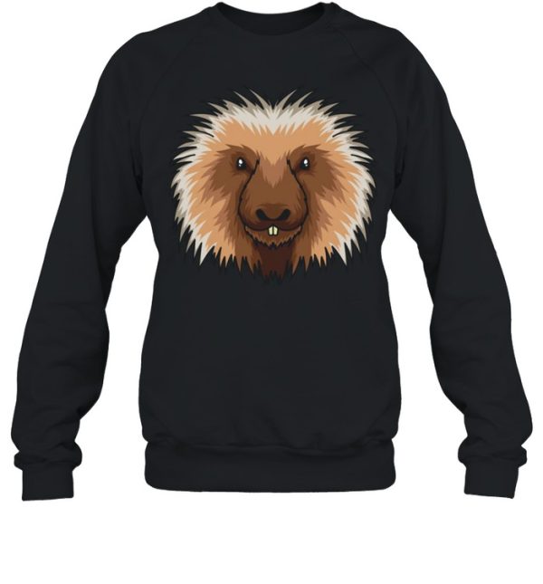 Porcupine Animal Head Cute Porcupine shirt