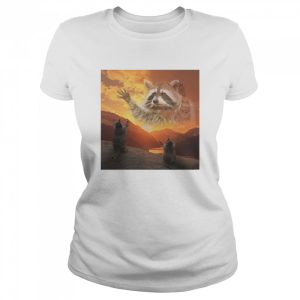 Praise the lord raccoon meme shirt 2