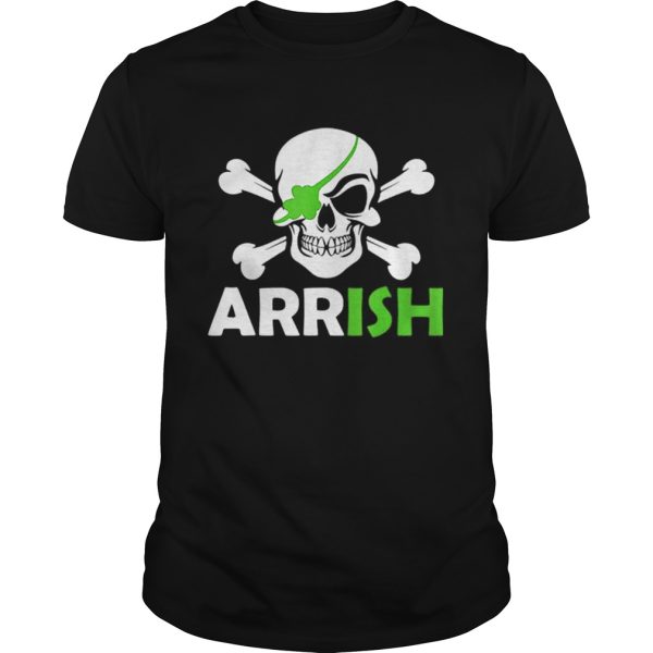 Pretty Irish Pirate Skull And Cross Bones St Patricks Day shirt