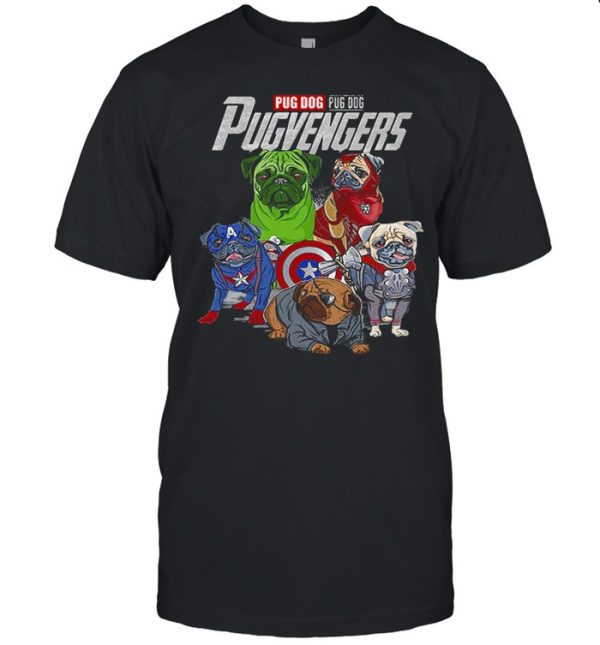 Pug Dog Pugvengers T-shirt