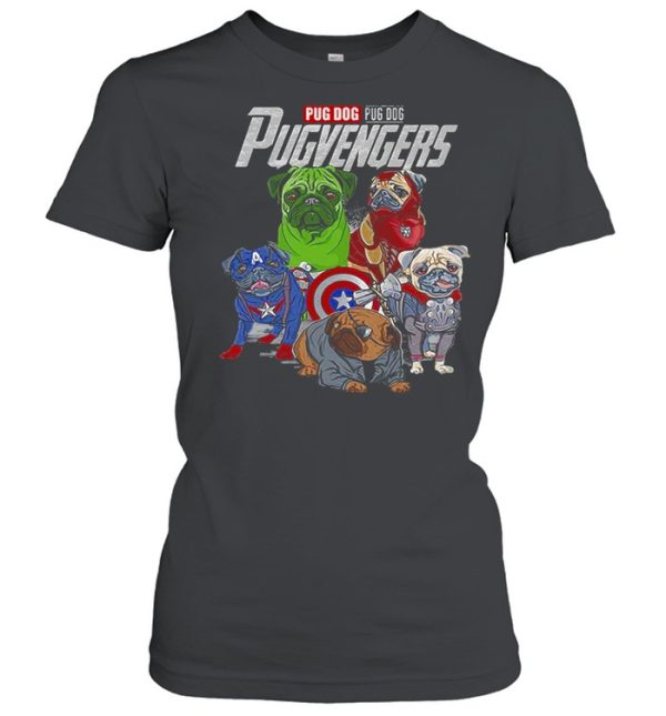 Pug Dog Pugvengers T-shirt