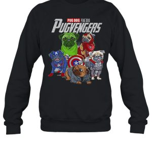 Pug Dog Pugvengers T shirt 4