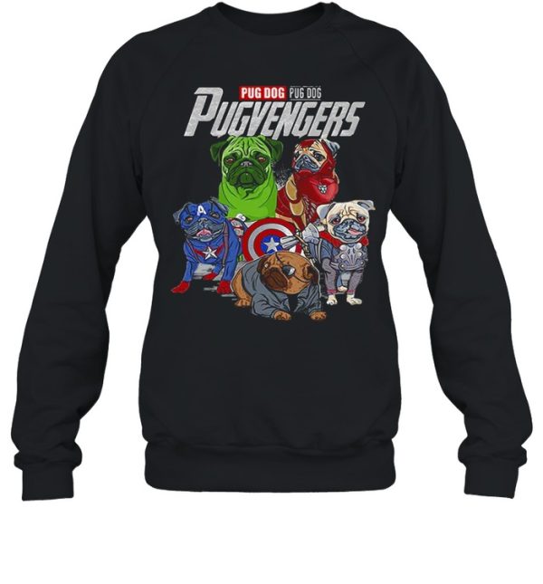 Pug Dog Pugvengers T-shirt