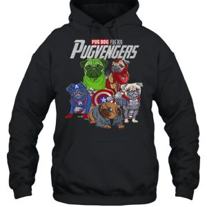 Pug Dog Pugvengers T shirt 5