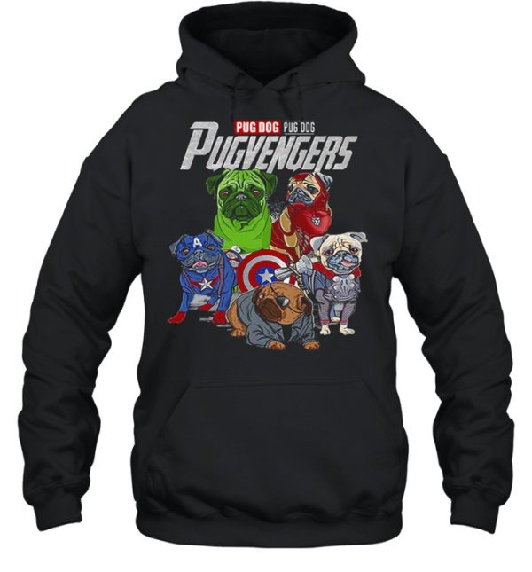 Pug Dog Pugvengers T-shirt