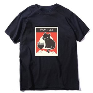 Purr-ramen eater funny cat shirts