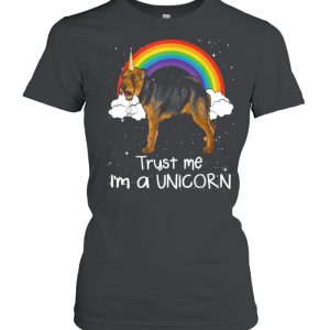 Rainbow Welsh Terrier Trust Me I’m A Unicorn Dog shirt