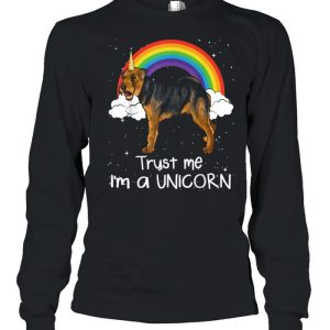 Rainbow Welsh Terrier Trust Me Im A Unicorn Dog shirt 3