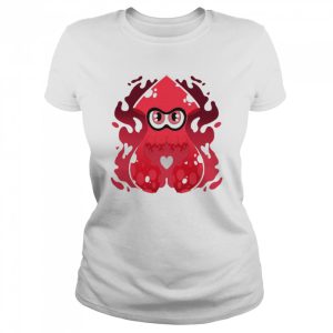 Red Inky Squid Splash Splatoon shirt 2