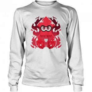 Red Inky Squid Splash Splatoon shirt 3