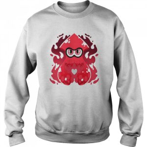 Red Inky Squid Splash Splatoon shirt 4