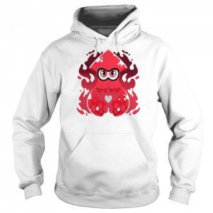 Red Inky Squid Splash Splatoon shirt 5