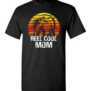 Reel Cool Mom Shirt – Bass Fish Gift Idea for Fisherwoman