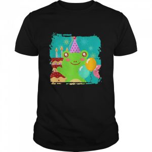 Reptile Frog Birthday Party Theme Shirt 1