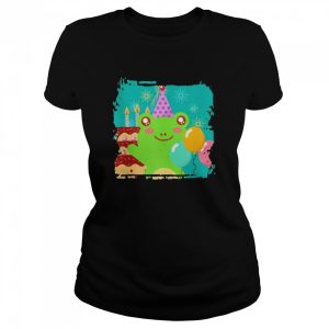 Reptile Frog Birthday Party Theme Shirt 2