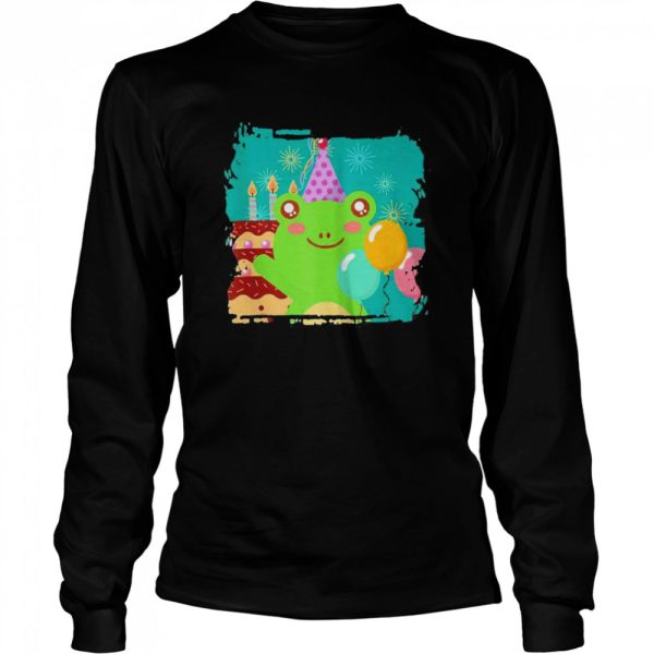 Reptile Frog Birthday Party Theme Shirt