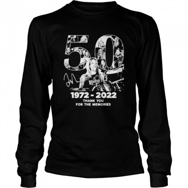 Rip Taylor Hawkins Age Of 50 1972-2022 Signature Thank You For The Memories T-Shirt