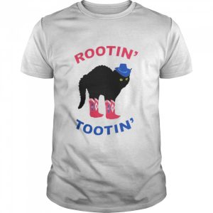 Rootin Tootin Cat Cowboy Cat Tee Shirt 1