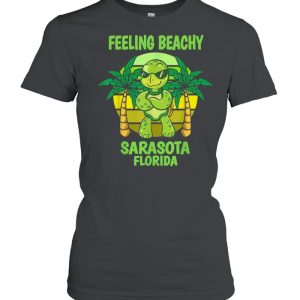 Sarasota Florida Cool Turtle Saying Vacation shirt