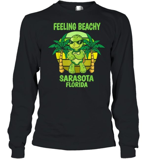 Sarasota Florida Cool Turtle Saying Vacation shirt